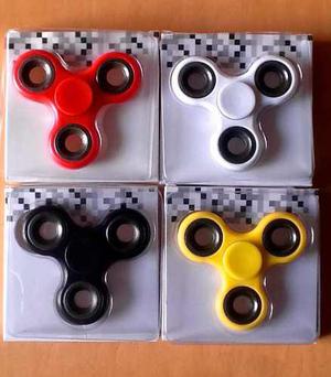 Spinner Anti-estrés, Amarillo, Azul, Negro Y Blanco