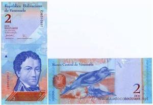 Vendo Billetes De 2bs Baratos Y Estan Nuevoos