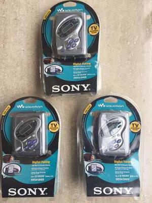 Walkman Cassette,radio,tv Sony Wm-fx281 Nuevo