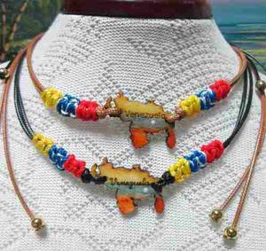 Collares Y Pulseras Tricolor Venezuela