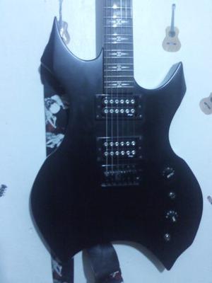 Guitarra Eléctrica Stagg X-400 Gothic Black