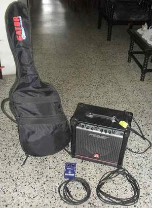 Guitarra Electrica + Amplificador Y Pedal (leer Descripcion)