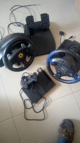 Playstation 2 1control+1volante+1memorycard+5juegos+1regalo