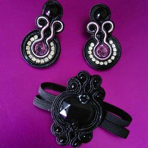 Soutache Pulsera Y Zarcillos