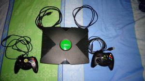 Xbox Clasico Chipeado Con Dos Controles Y 10 Juegos