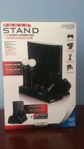 Base Para Consola Y Controles Para Ps3