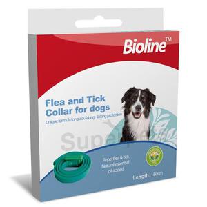 Collar Antipulgas Para Perros 60 Cm Marca Bioline