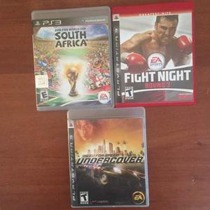 Juegos Ps3 (need For Speed, Fight Night Y Mundial )
