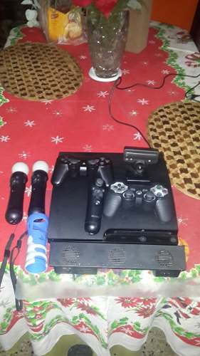 Playstation 3 Combo De Ps3 Move Camara Y Mucho Mas