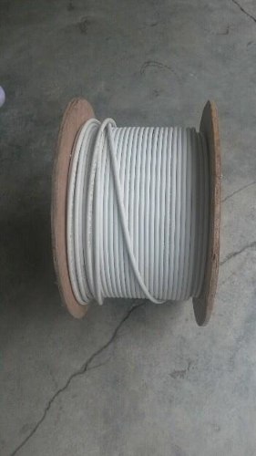 Cable Coaxial Rg6 Blanco Y Negro Rollo Bobina (305 Metros)