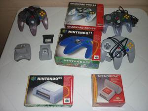 Controles Y Accesorios Nintendo 64