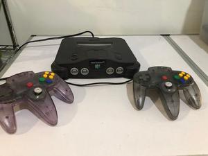 Nintendo 64 Consola Y Dos Controles (falta Cable Av)