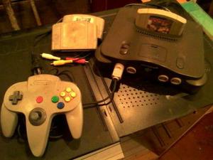 Nintendo N64 (controles + 3 Juegos)