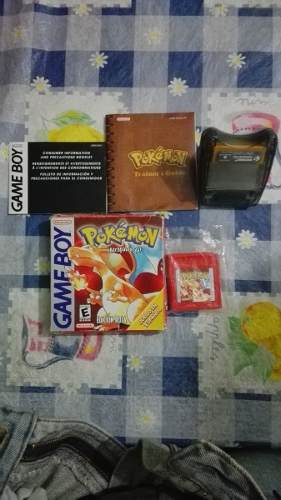 Pokémon Edición Roja Gameboy Con Transfer Pak N64