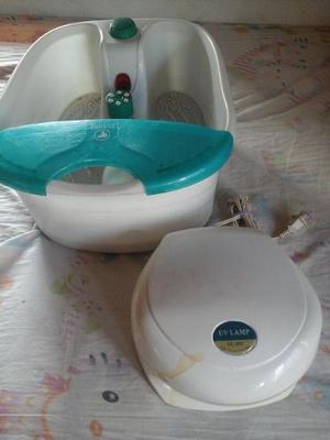 Bañera De Pedicure Y Lampara Para Uñas. Combo