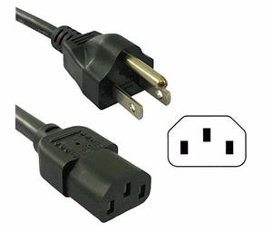 Cable De Poder Para Fuentes 1,5m, Monitores, Impresoras, Etc