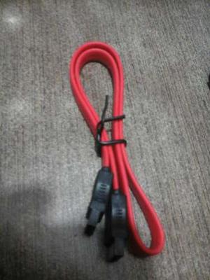 Cable Sata Para Disco Duro Por Unidad Rojo Medio Metro