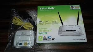 Combo De Moden Y Router Inalámbrico Tp-link Tl-wr841n 300