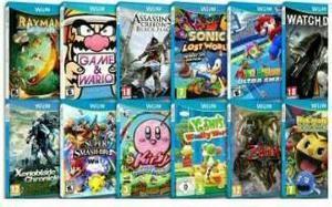 Combo Juegos Digitales Para Consola Wii U. 5 Juegos