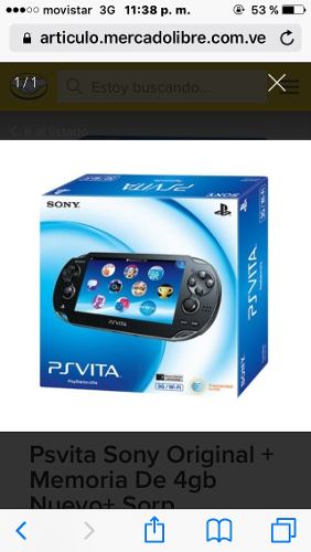 Consola Psvita Sony