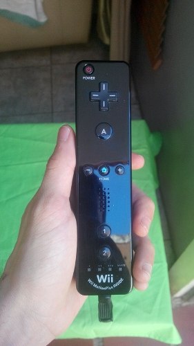 Control De Wii Negro En Perfecto Estado Con Forro Protector