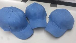 Gorras Azul Cielo Unicolor Para Bordar