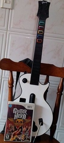 Juguetes Guitarra Hero Wii Con Juego Original