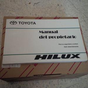 Manual De Hilux 4x Nuevo Original