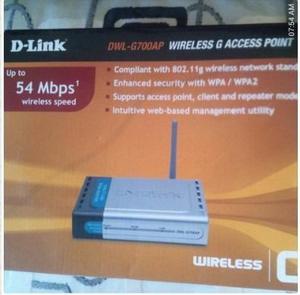 Punto De Acceso Dwl-g700ap Wireless G Access Point 54 Mbps