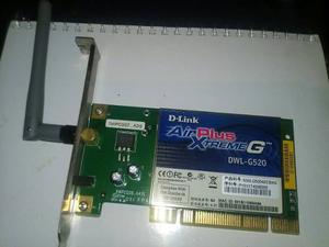 Tarjeta D-link Airplus Xtreme G Dwl-g520 Wifi Pc