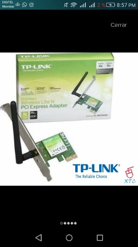 Tarjeta Inalámbrica Tplink 150mb