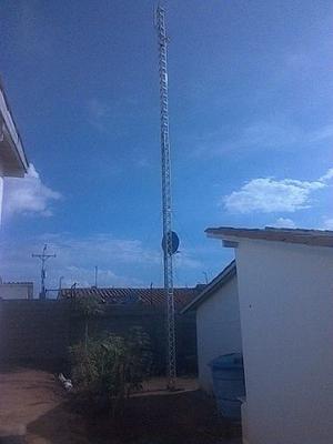 Torre De Aluminio Para Wifi, Radio Y Repetidoras Usada