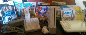 Wii Con Accesorios + Un U Draw Y Juegos Originales