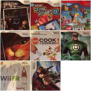 17 Juegos Originales Para Wii Con 40 De Regalo.