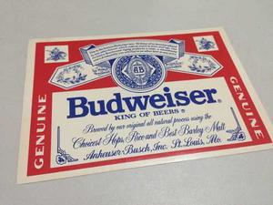 Calcomania Budweiser (sticker)
