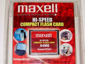 Compact Flash 64 Megas Maxell