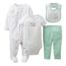 Conjuntos Carters Set 4 Pz Originales Ropa Bebe 3