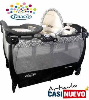 Corral Graco Con Cambiador Moisés Y Sonido Impecable.-