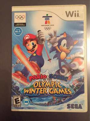 Mario & Sonic Olympic Winter Games Juego De Wii