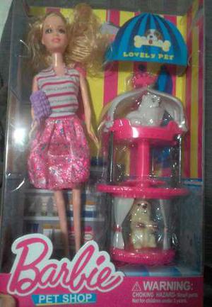 Muñeca Como Barbie Tienda De Mascotas