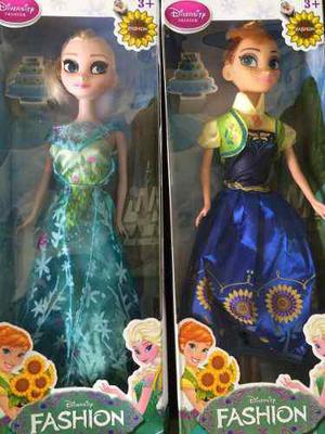 Muñecas Elsa Y Anna Frozen 30 Cm