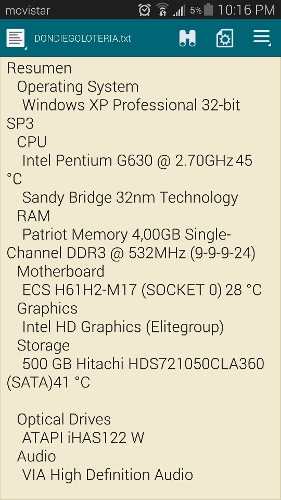 Comoutadora Intel Pentium G630