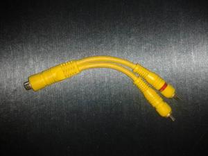 Cable Tipo Y 1 Hembra 2 Rca Gama Alta