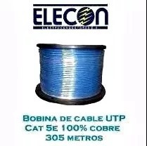 Cable Utp Cat 5e 100% Cobre Elecon