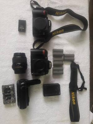 Camara Nikon D90 Solo Cuerpo Y D40 Repuestos Y Accesorios