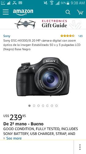 Camara Sony Dsc Hx300