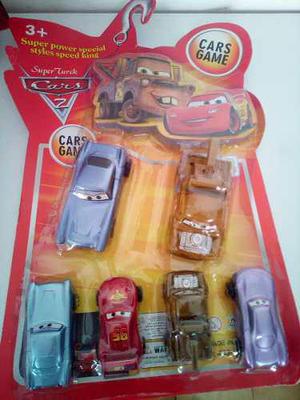 Cars Carros 6 Piezas Para Niños