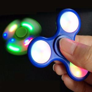 Fidget Spinner Luces Led Anti Estress Luz Multicolor