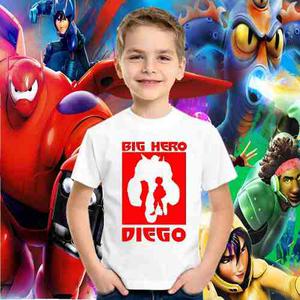 Franela Estampada Niño Big Hero 6 Grandes Heroes Baymax