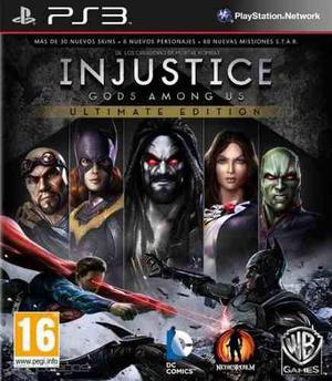 Injustice Ultimate Edition Ps3 Juegos Digitales